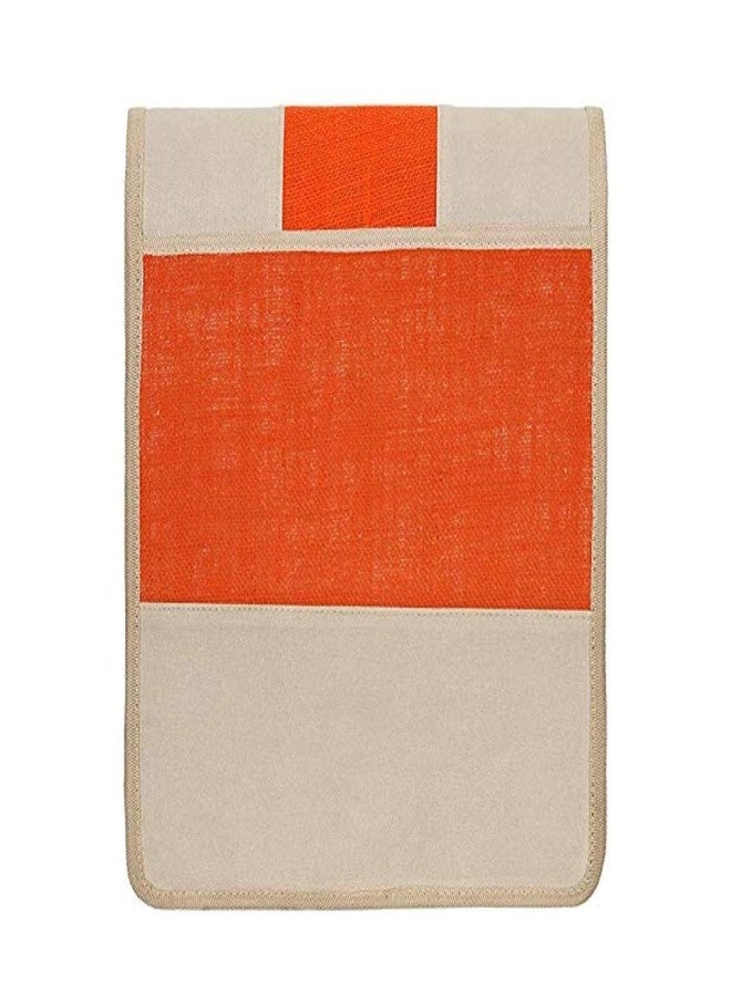 CAMPIO Orange Jute Conference Bag with Adjustable Shoulder Strap | Eco-Friendly File Folder & Document Holder for Certificates, Office, School, College & Travel | Durable, Stylish Organizer - Image 5